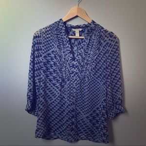 Banana Republic 3/4 sleeve blouse, size S